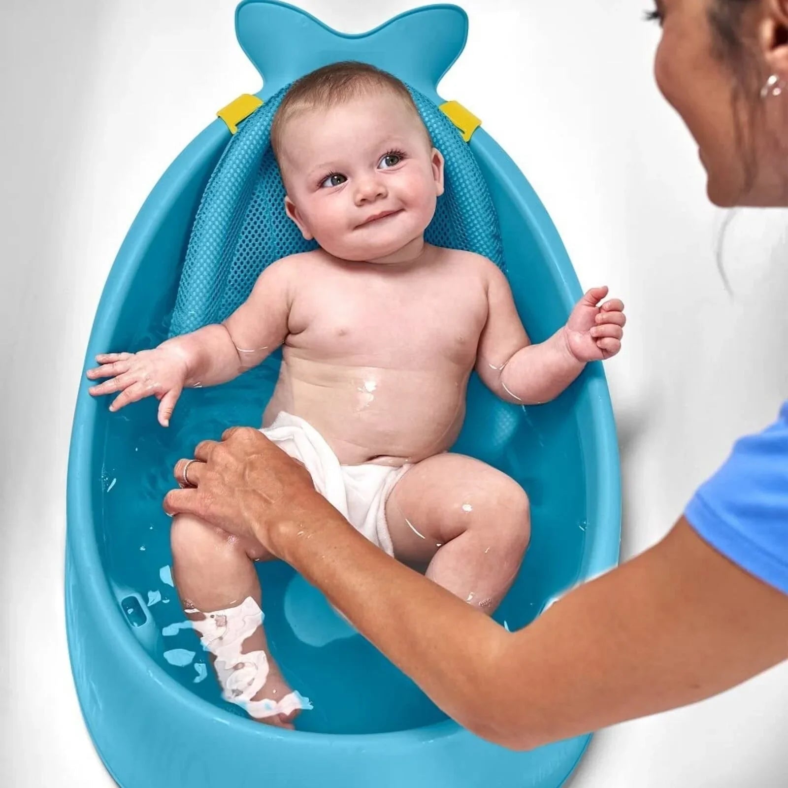 Skip Hop Moby Smart Sling 3 - Stage Baby Bath Tub - Blue - mezetto ebebek ebebek