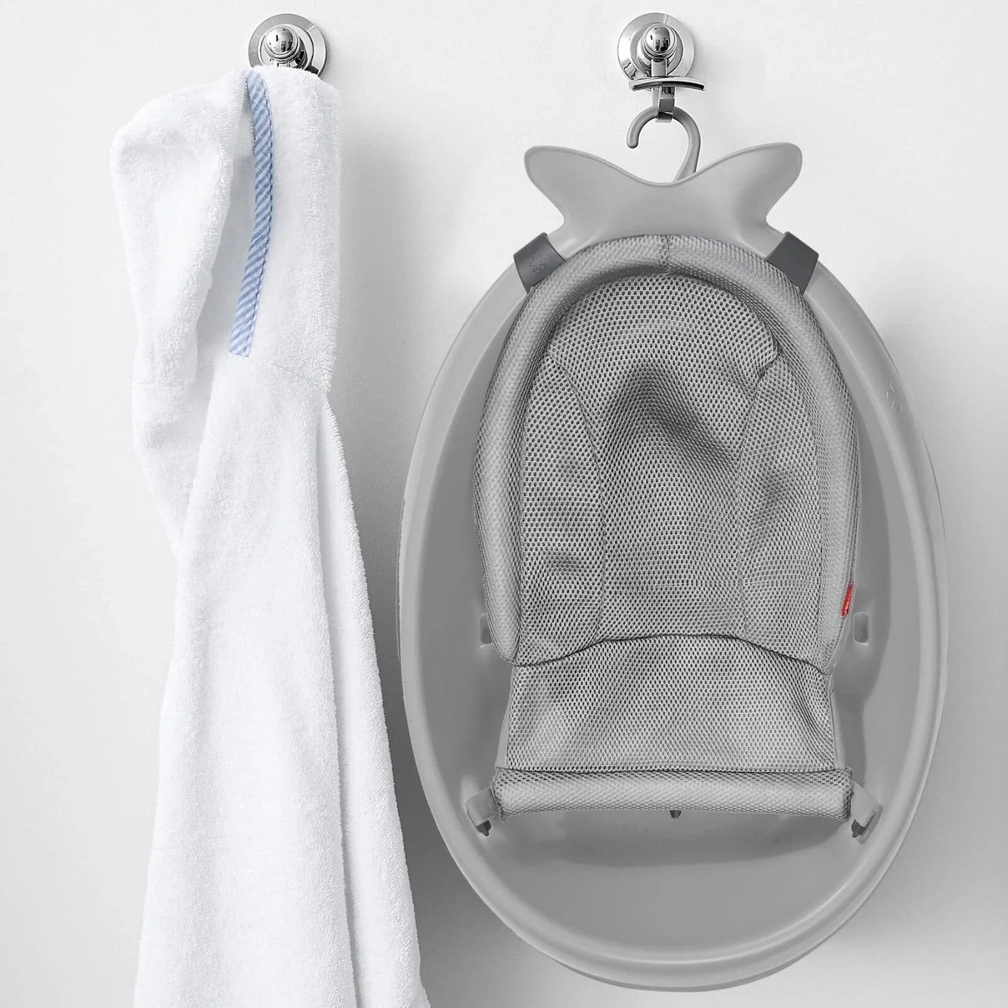 Skip Hop Moby Smart Sling 3 - Stage Baby Bath Tub - Grey - mezetto ebebek ebebek