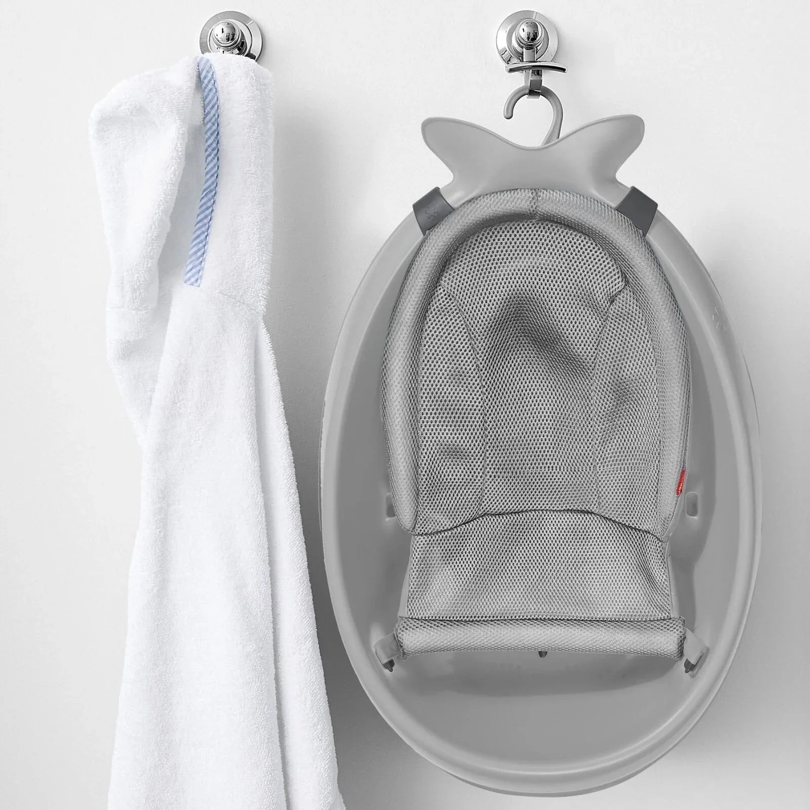 Skip Hop Moby Smart Sling 3 - Stage Baby Bath Tub - Grey - mezetto ebebek ebebek