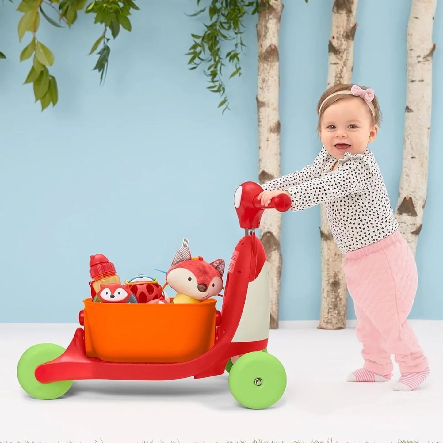 Skip Hop Zoo 3 - In - 1 Ride On - Fox - mezetto ebebek ebebek