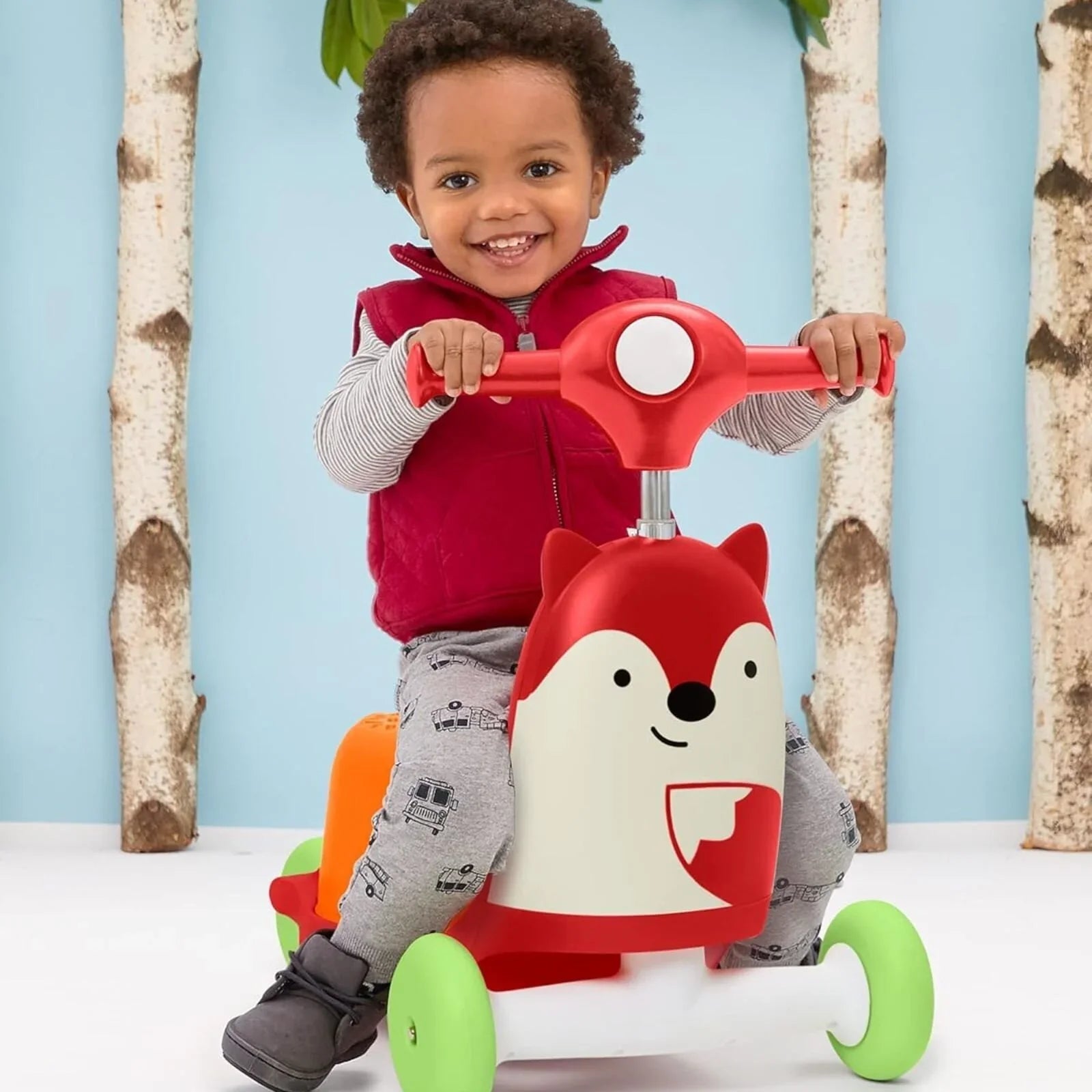 Skip Hop Zoo 3 - In - 1 Ride On - Fox - mezetto ebebek ebebek