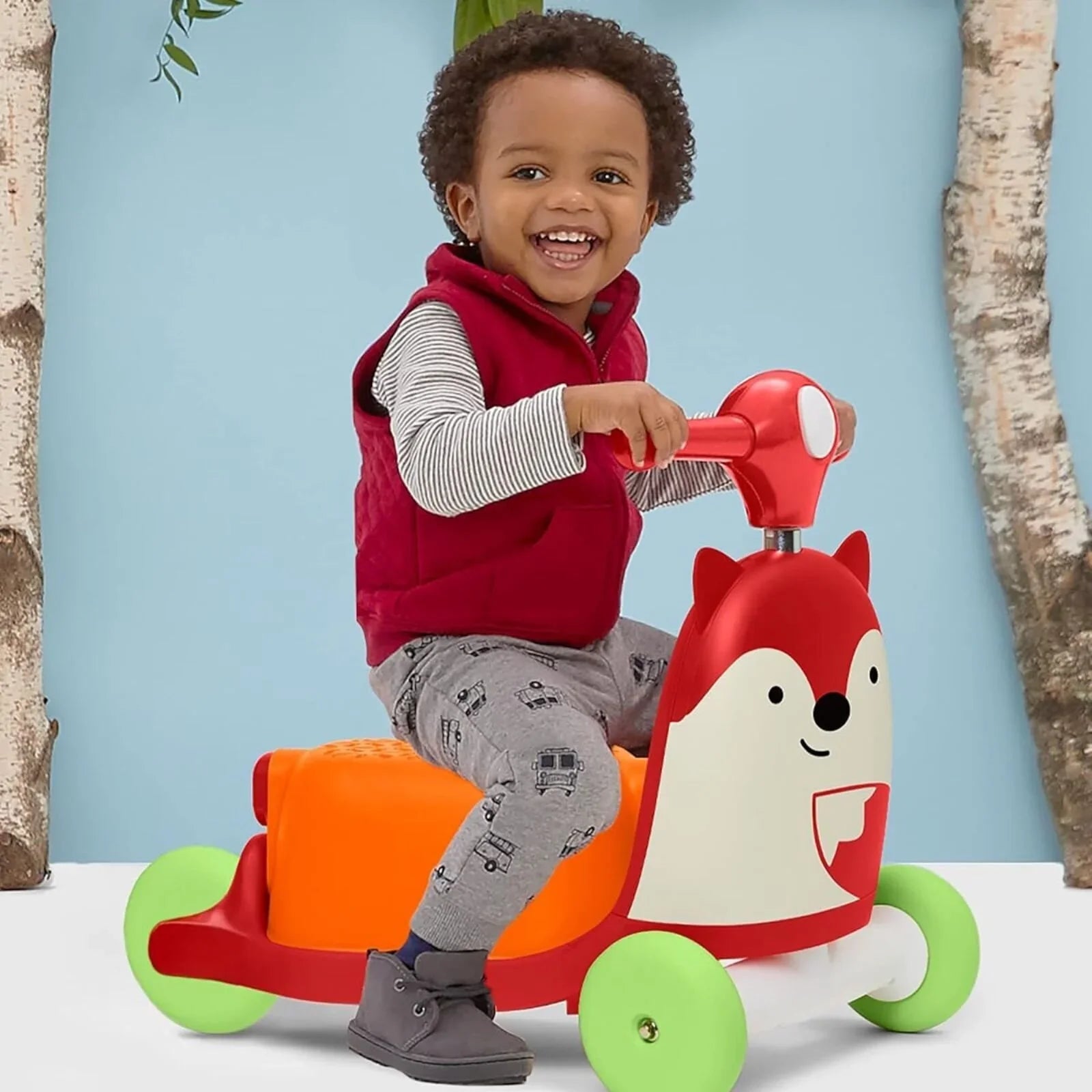 Skip Hop Zoo 3 - In - 1 Ride On - Fox - mezetto ebebek ebebek