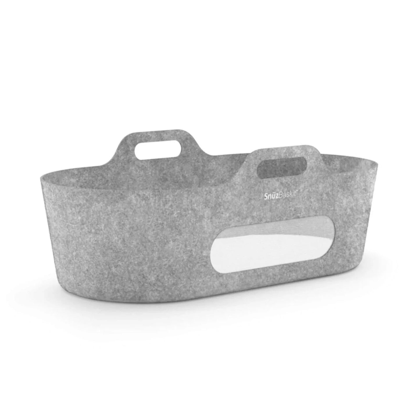 Snüz Baskit Moses Basket & Stand Bundle - Dark Grey & Natural - mezetto ebebek ebebek