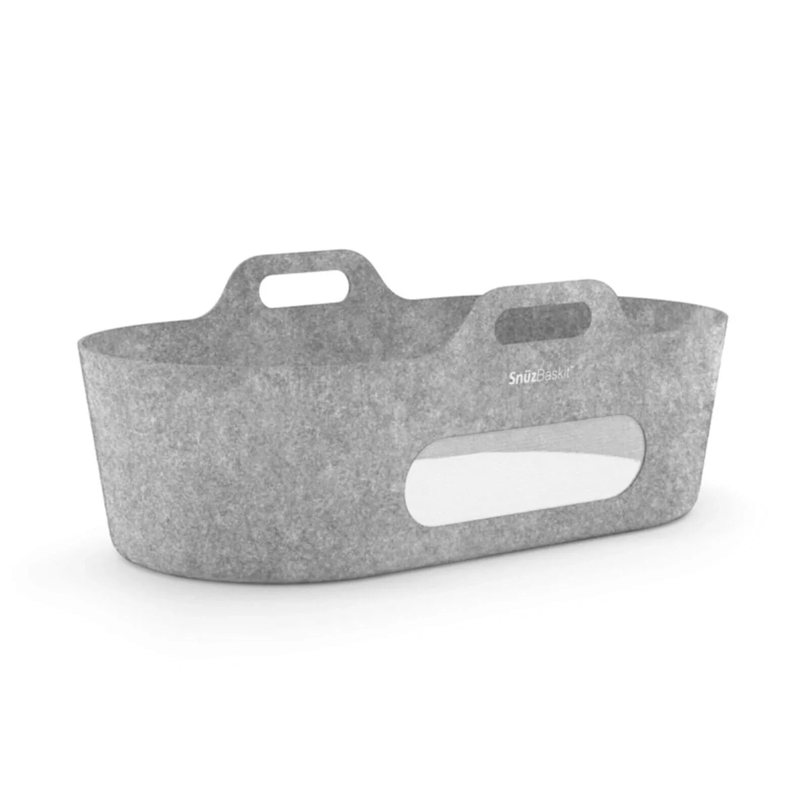 Snüz Baskit Moses Basket & Stand Bundle - Dark Grey & Natural - mezetto ebebek ebebek