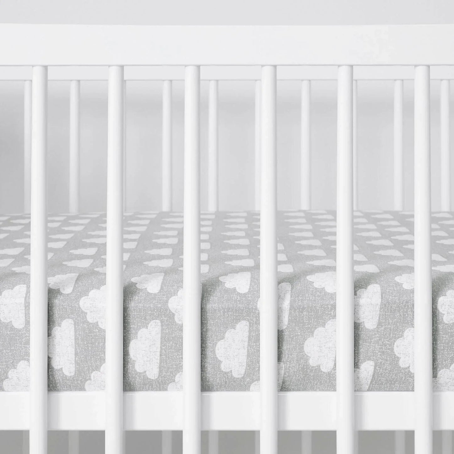 Snüz Cot & Cot Bed Fitted Sheet 2 pcs - Cloud - mezetto ebebek ebebek