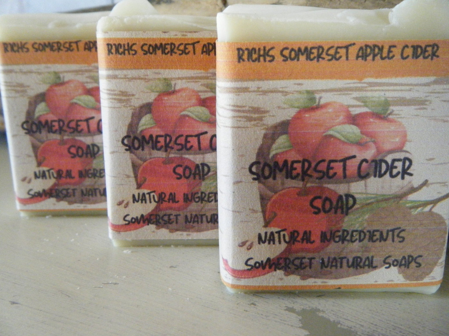 Somerset Cider Vegan Soap - mezetto Shopify Collective Somerset Natural Soaps