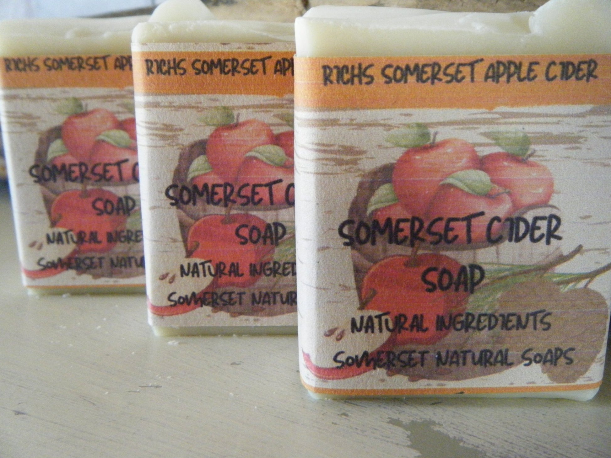 Somerset Cider Vegan Soap - mezetto Shopify Collective Somerset Natural Soaps