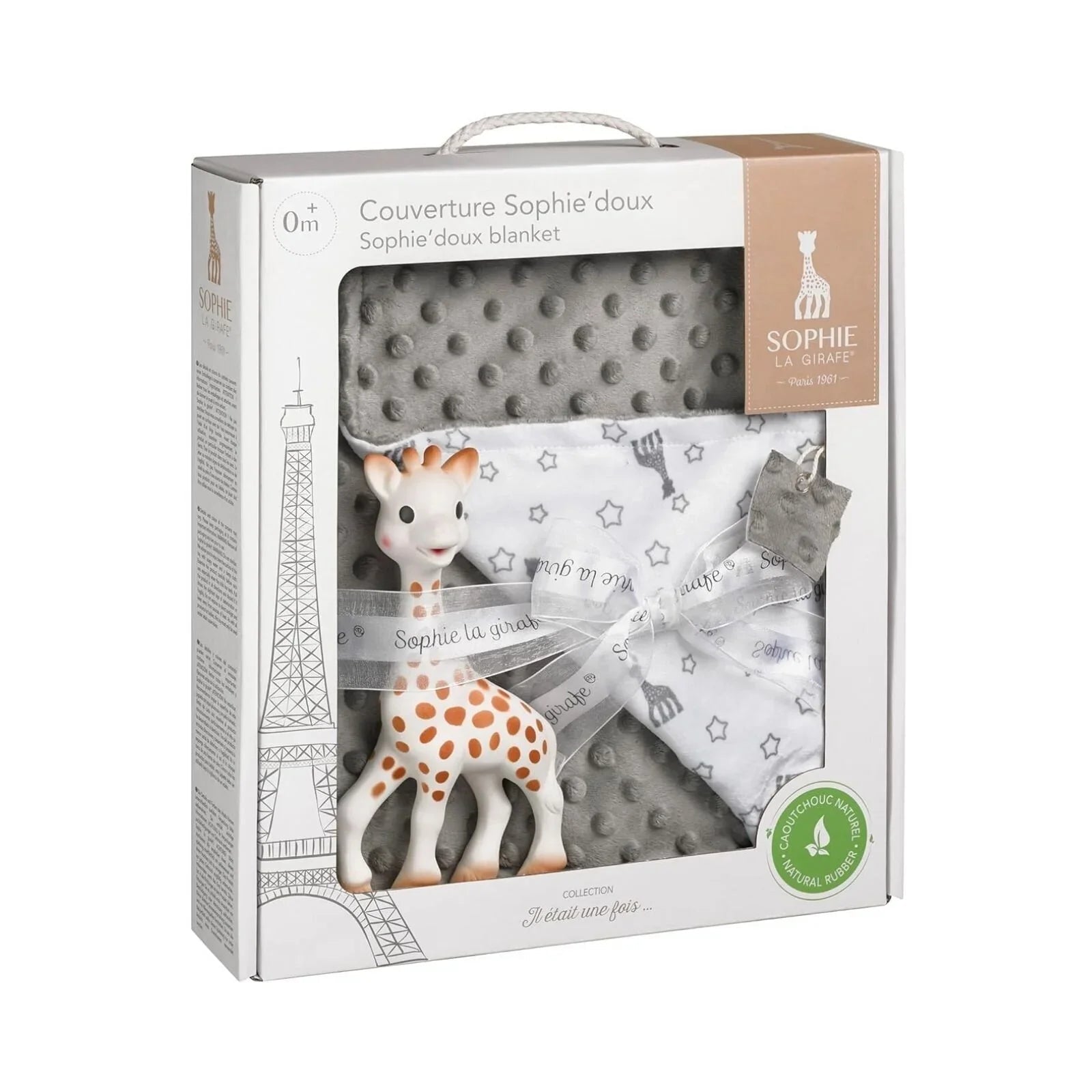 Sophie La Girafe Sophie Doux Teether & Blanket Gift Set 2 pcs - mezetto ebebek ebebek