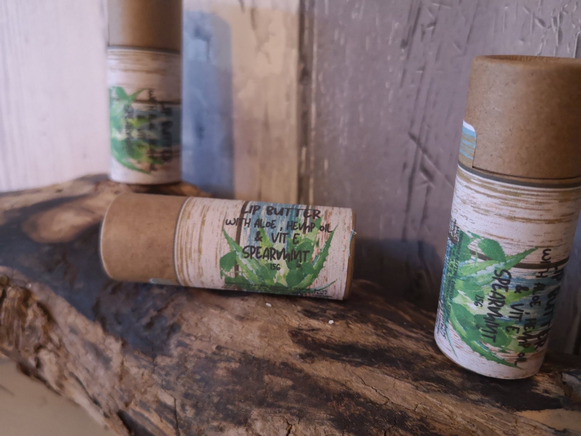 Spearmint Lip Butter - mezetto Shopify Collective Somerset Natural Soaps