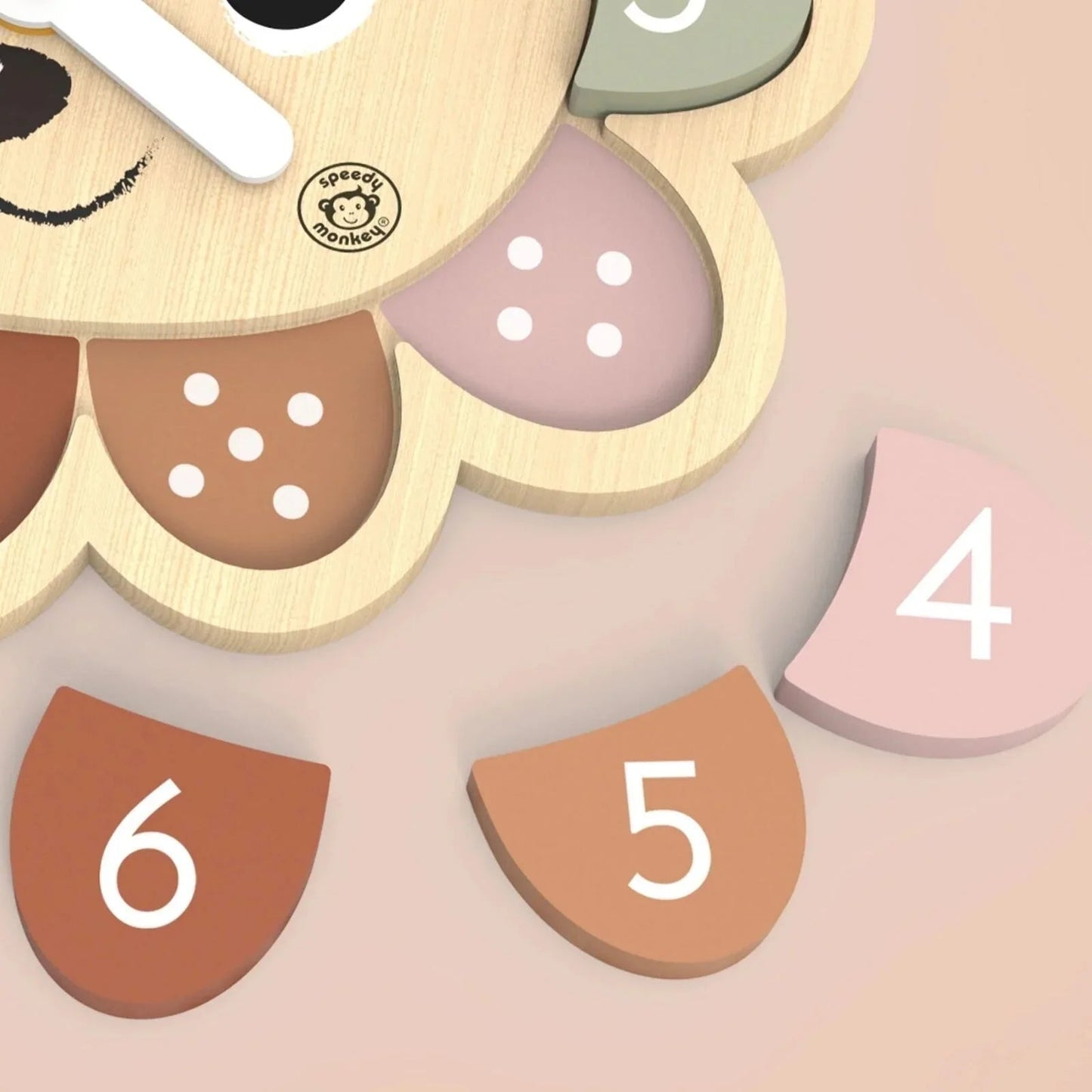Speedy Monkey Hedgehog Educational Clock - mezetto ebebek ebebek