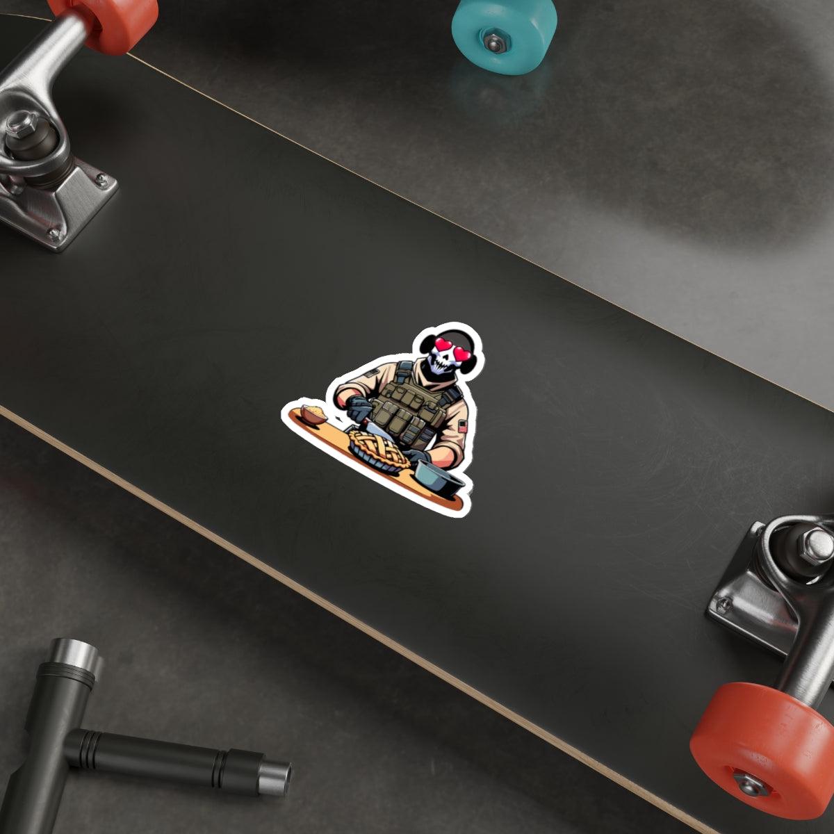 Spooky Ghost Chef Sticker - mezetto KEOLIX KEOLIX