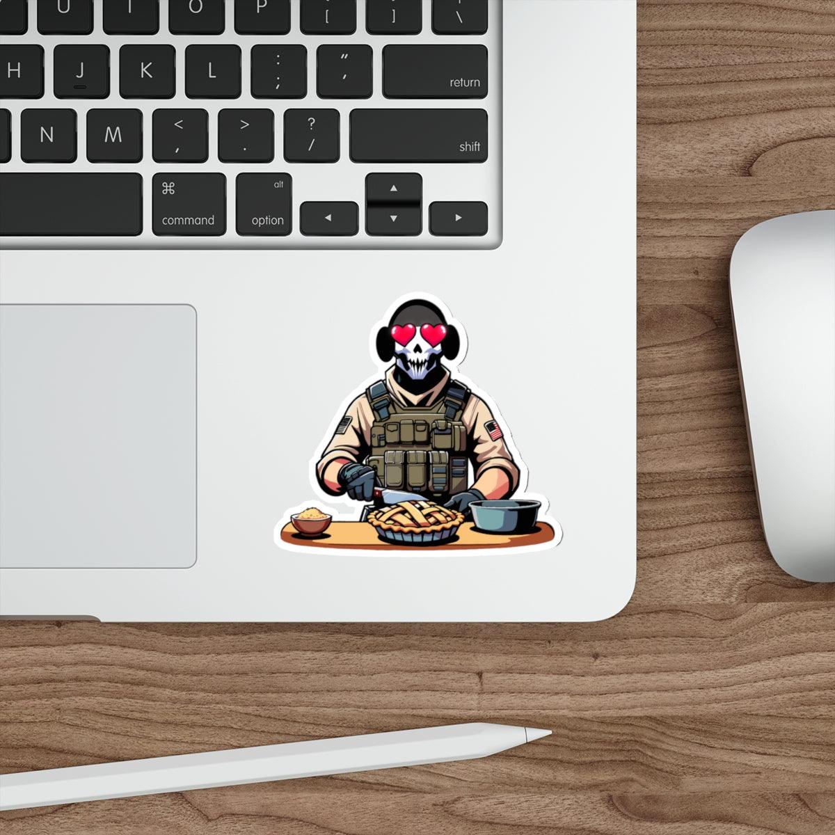 Spooky Ghost Chef Sticker - mezetto KEOLIX KEOLIX