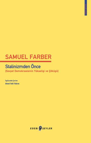Stalinizmden Önce - Edebi Şeyler Kitap