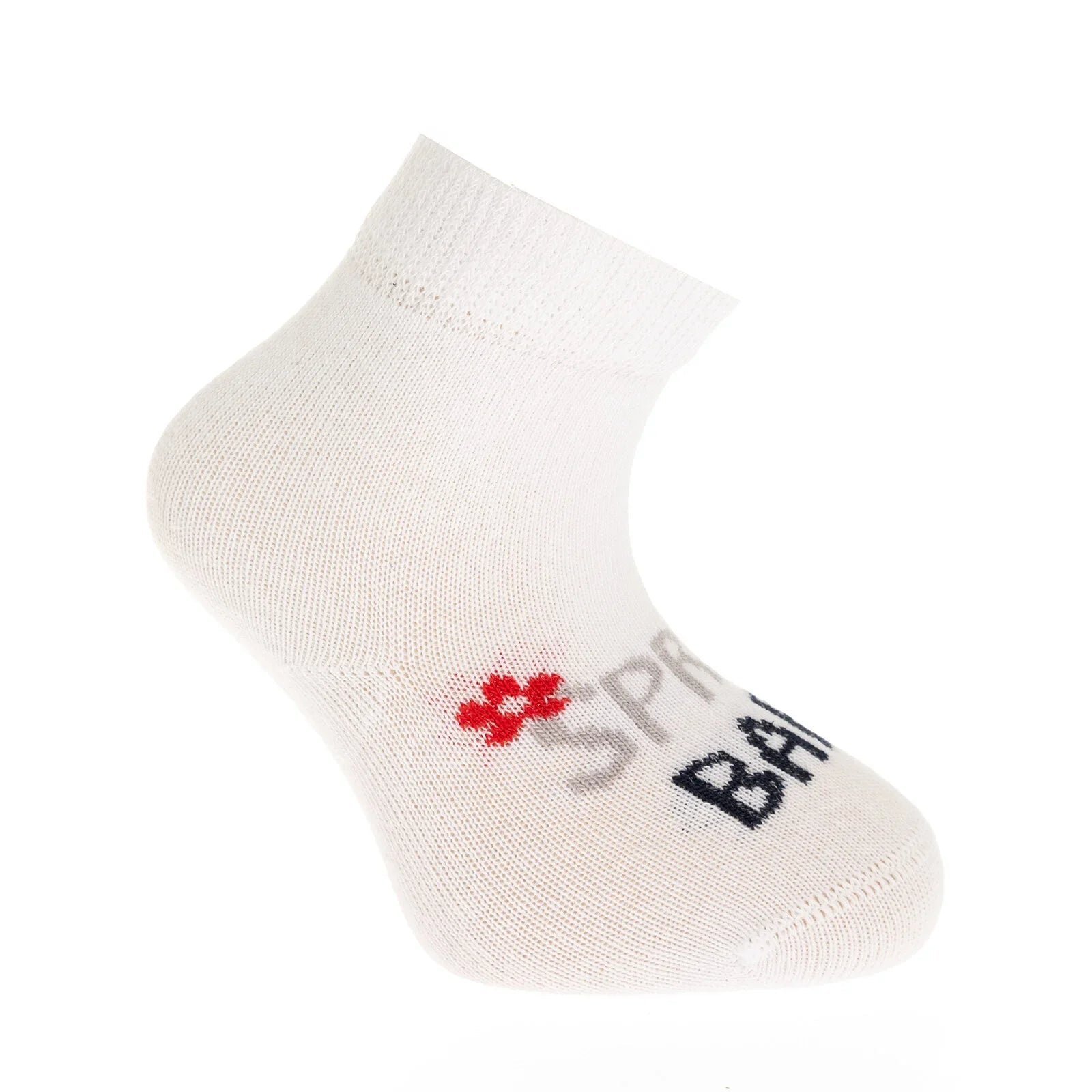 Step Flower Socks 3 Pcs - Red - mezetto ebebek ebebek