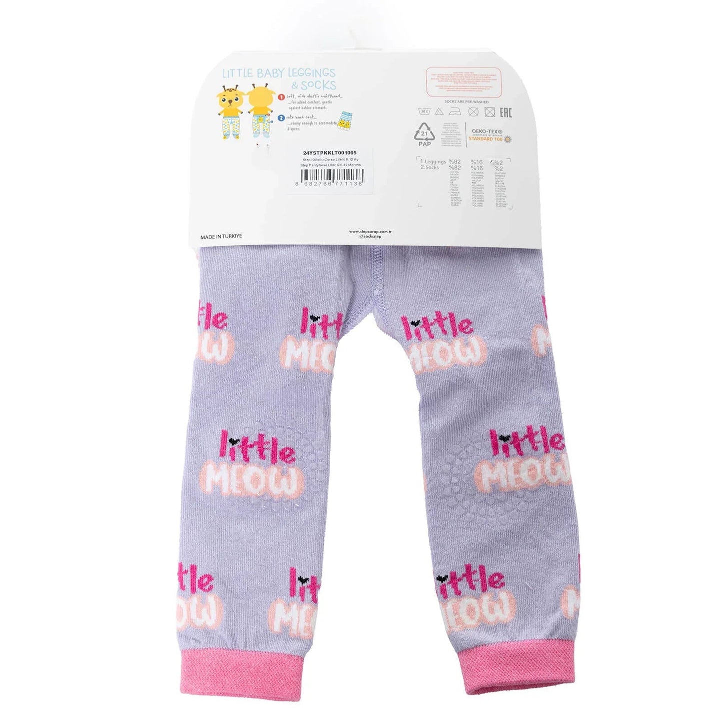 Step Tights and Socks - Lilac - mezetto ebebek ebebek