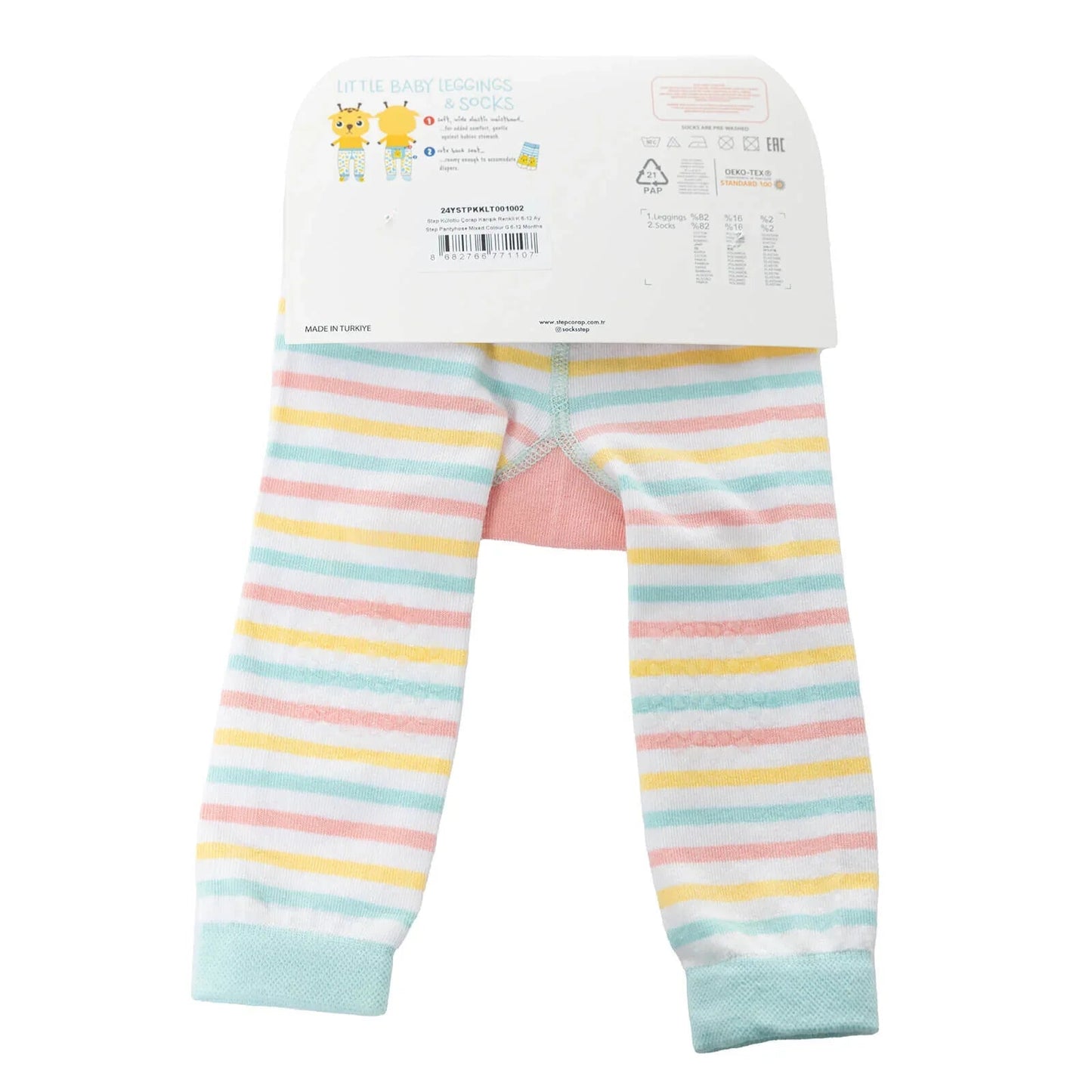 Step Tights and Socks - Multicolour - mezetto ebebek ebebek