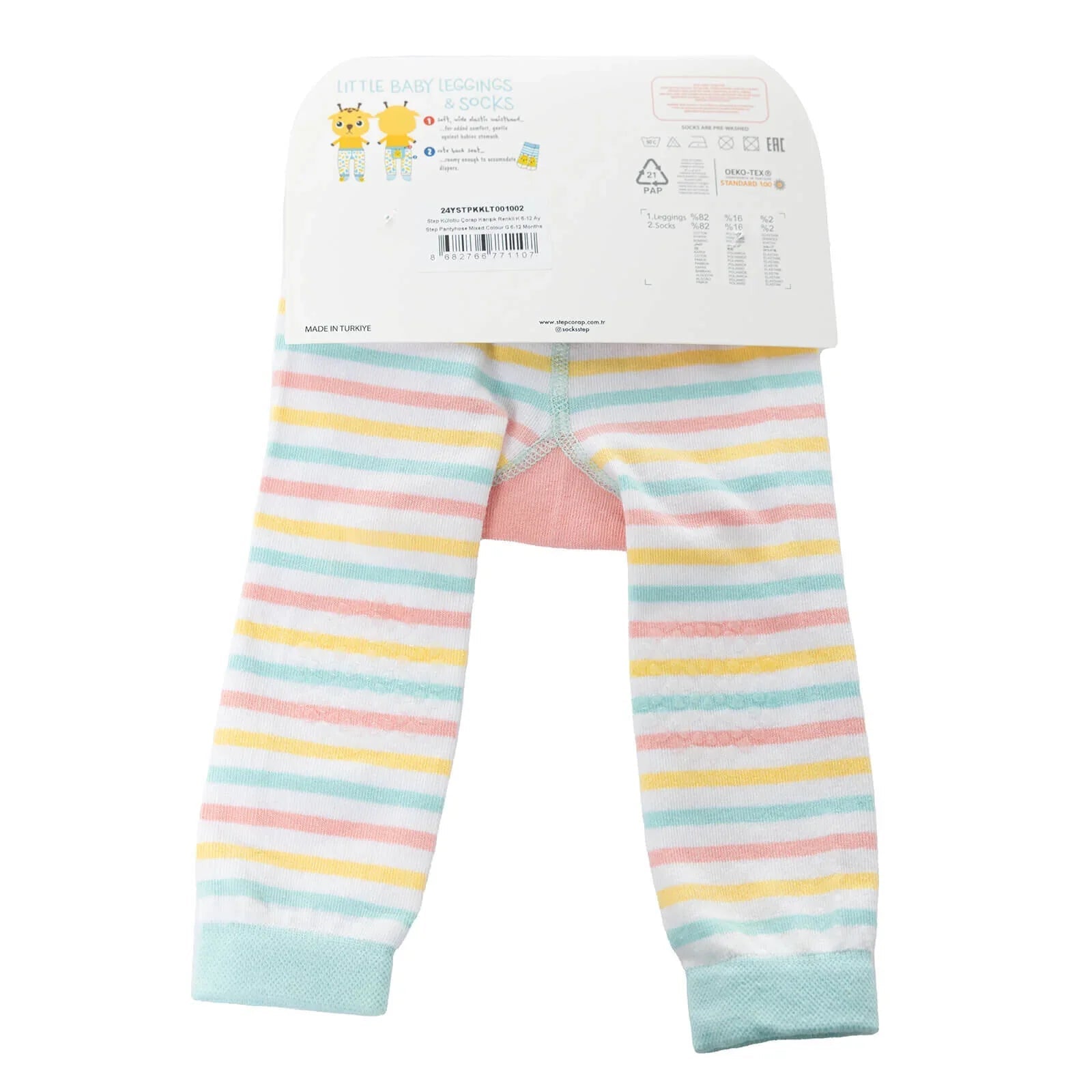 Step Tights and Socks - Multicolour - mezetto ebebek ebebek