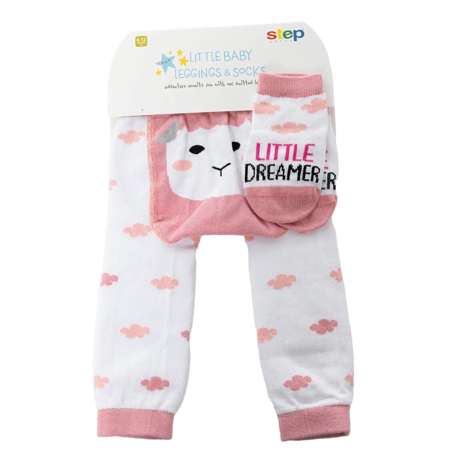 Step Tights and Socks - Pink - mezetto ebebek ebebek
