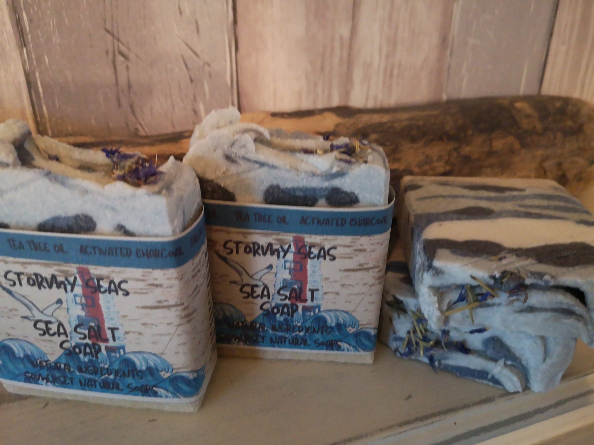 Stormy Seas Sea Salt Soap - mezetto Shopify Collective Somerset Natural Soaps