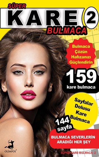 Süper Kare Bulmaca 2 - Olimpos Yayınları Kitap
