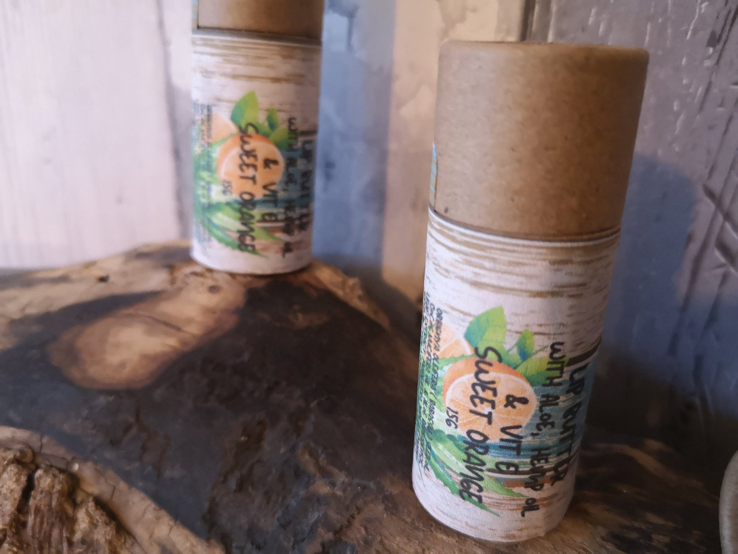 Sweet Orange Lip Butter - mezetto Shopify Collective Somerset Natural Soaps
