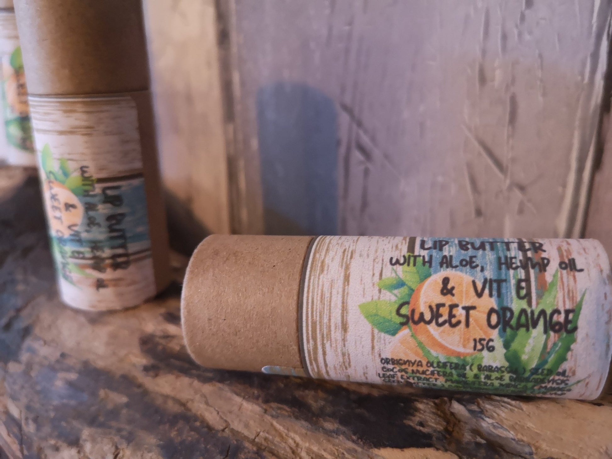 Sweet Orange Lip Butter - mezetto Shopify Collective Somerset Natural Soaps