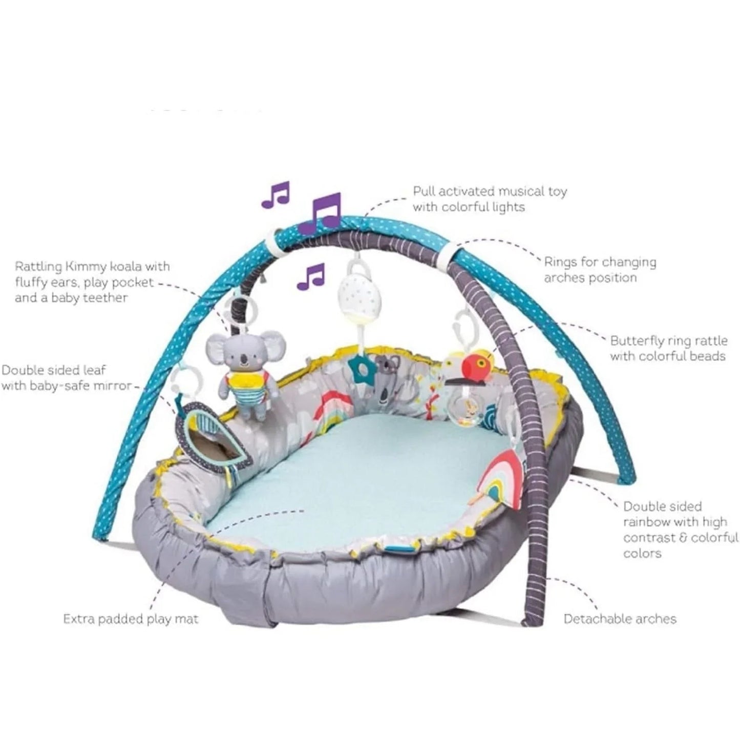 Taf Toys Koala Musical Cosy Gym - mezetto ebebek ebebek