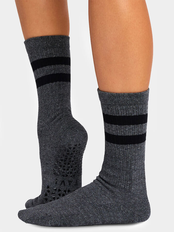 Tavi Kai Crew Grip Socks - mezetto Shopify Collective Yoga Studio Store