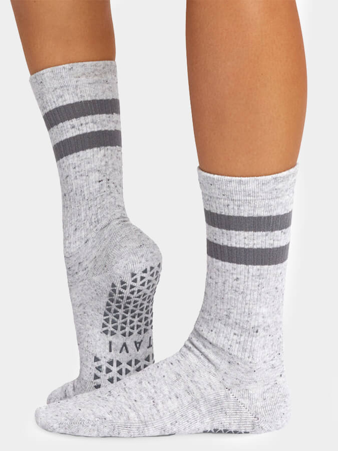 Tavi Kai Crew Grip Socks - mezetto Shopify Collective Yoga Studio Store
