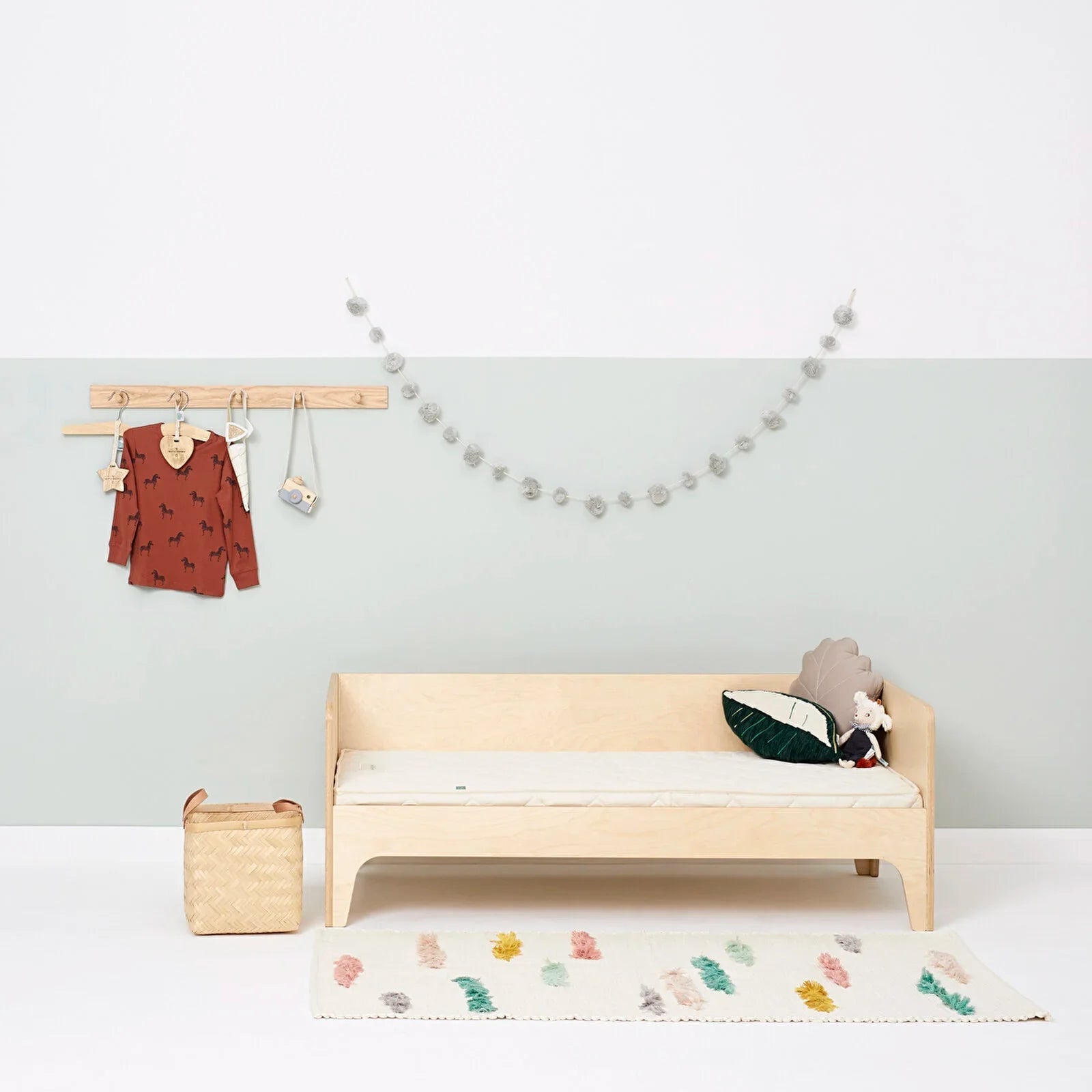 The Little Green Sheep Twist Natural Cot Mattress 60x120cm - mezetto ebebek ebebek