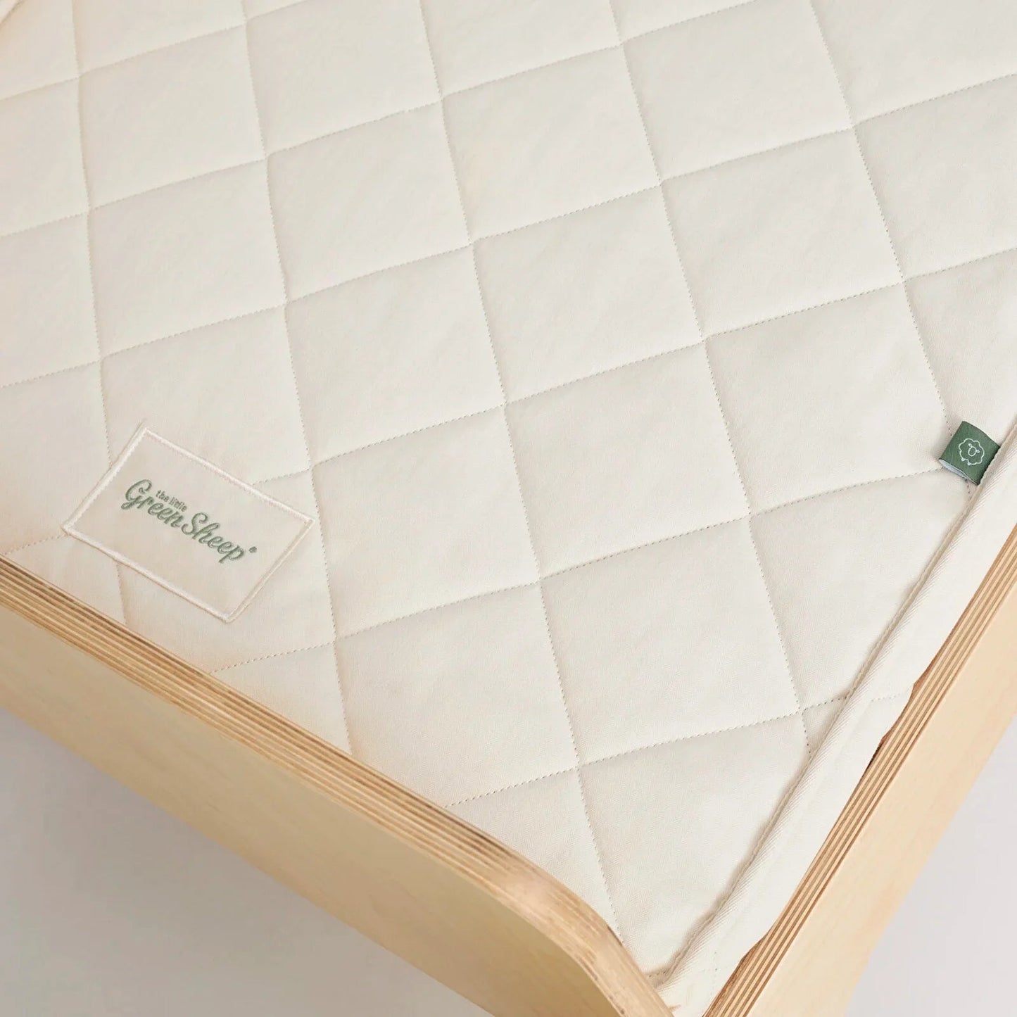 The Little Green Sheep Twist Natural Cotbed Mattress 70x140cm - mezetto ebebek ebebek