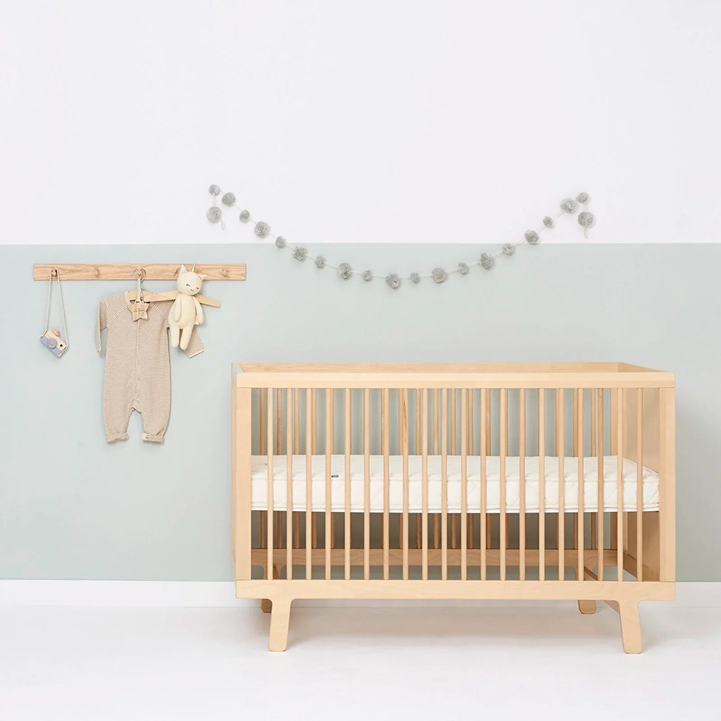 The Little Green Sheep Twist Natural Cotbed Mattress 70x140cm - mezetto ebebek ebebek