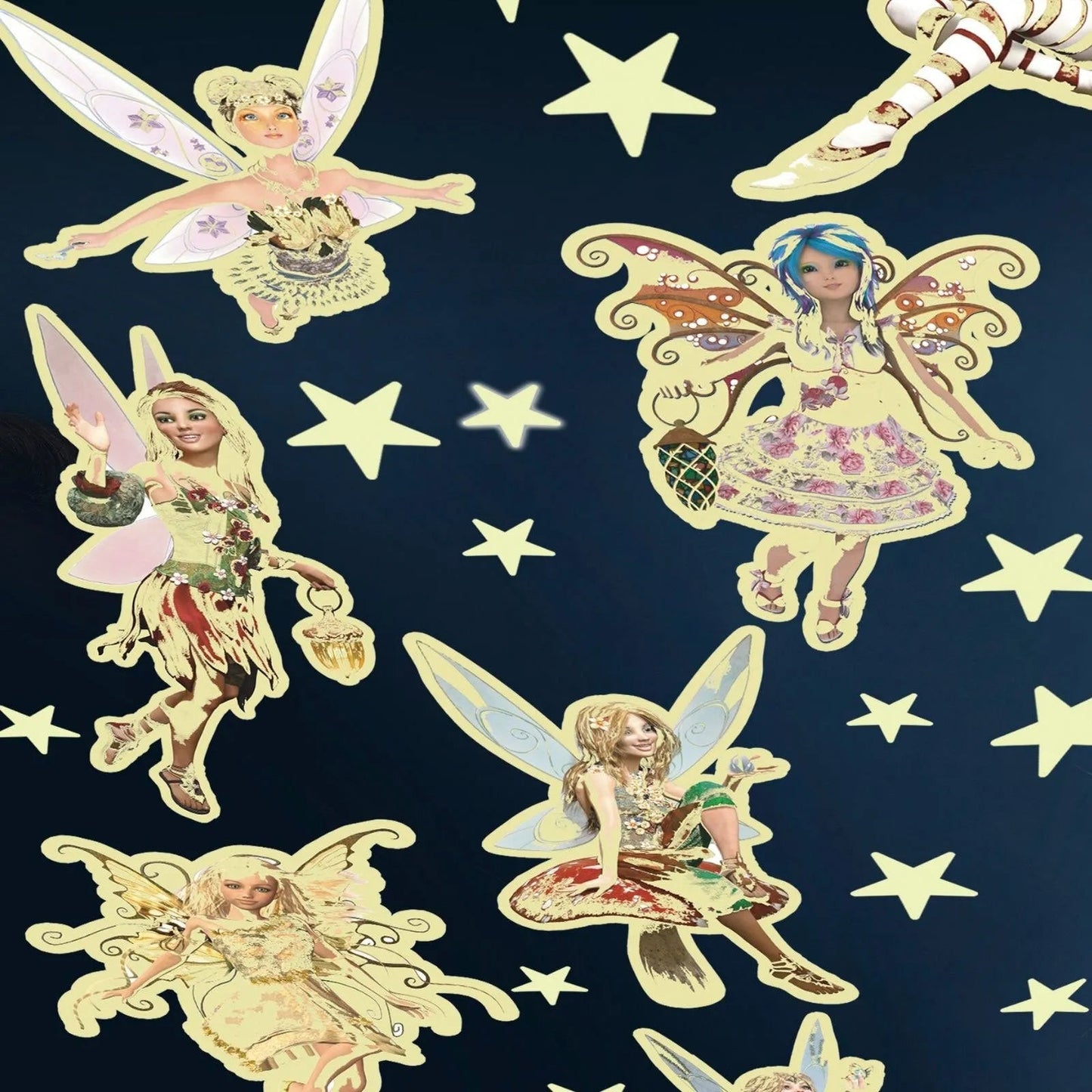 The Original Glowstars Company Glitter Stars & Fairies - mezetto ebebek ebebek