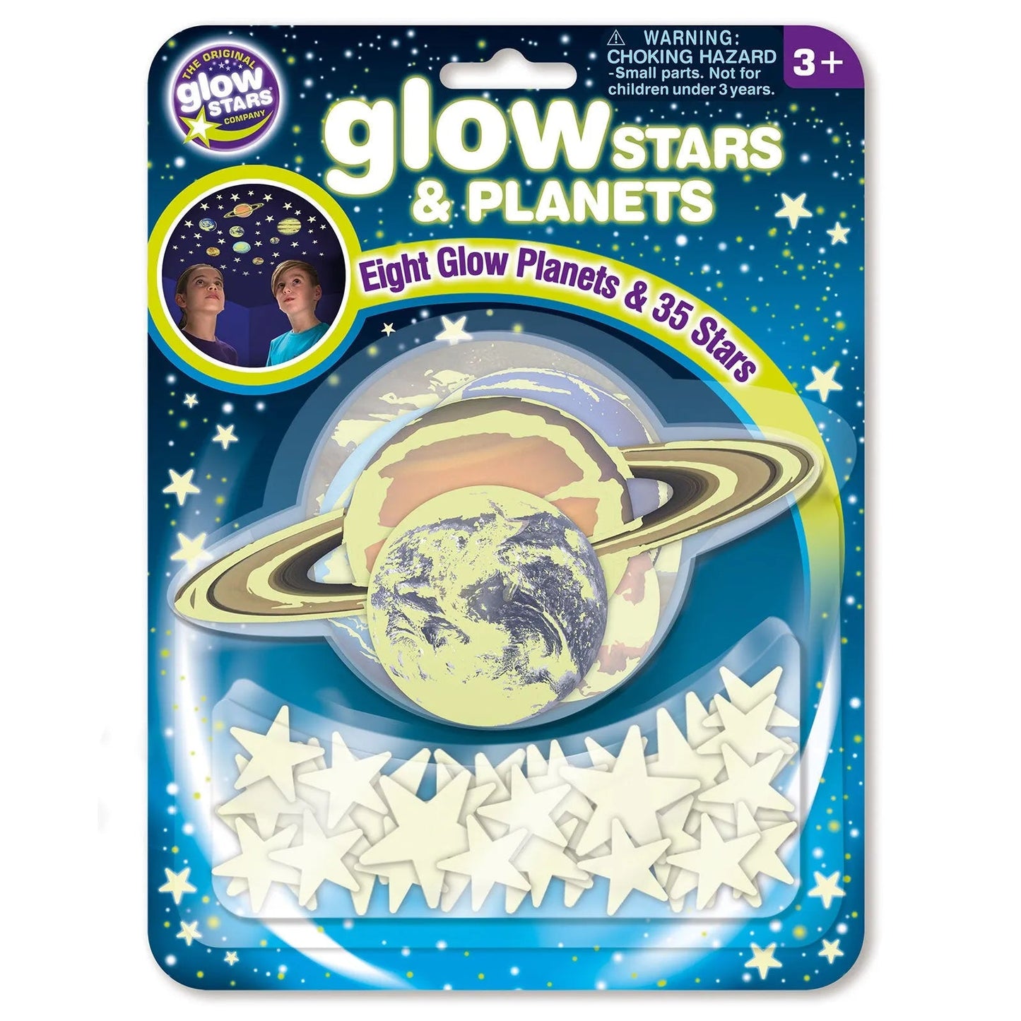 The Original Glowstars Company Glitter Stars & Planets - mezetto ebebek ebebek