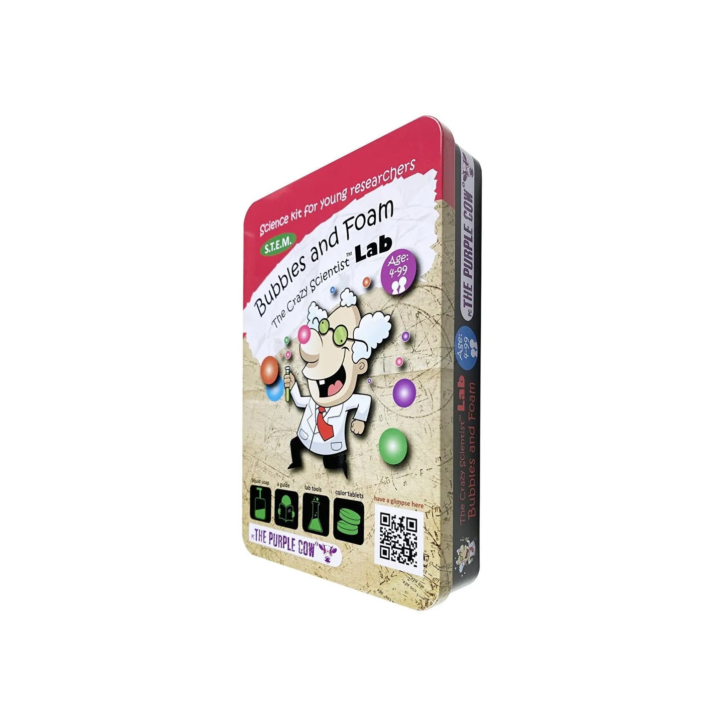 The Purple Cow Crazy Scientist LAB Bubbles & Foam - mezetto ebebek ebebek