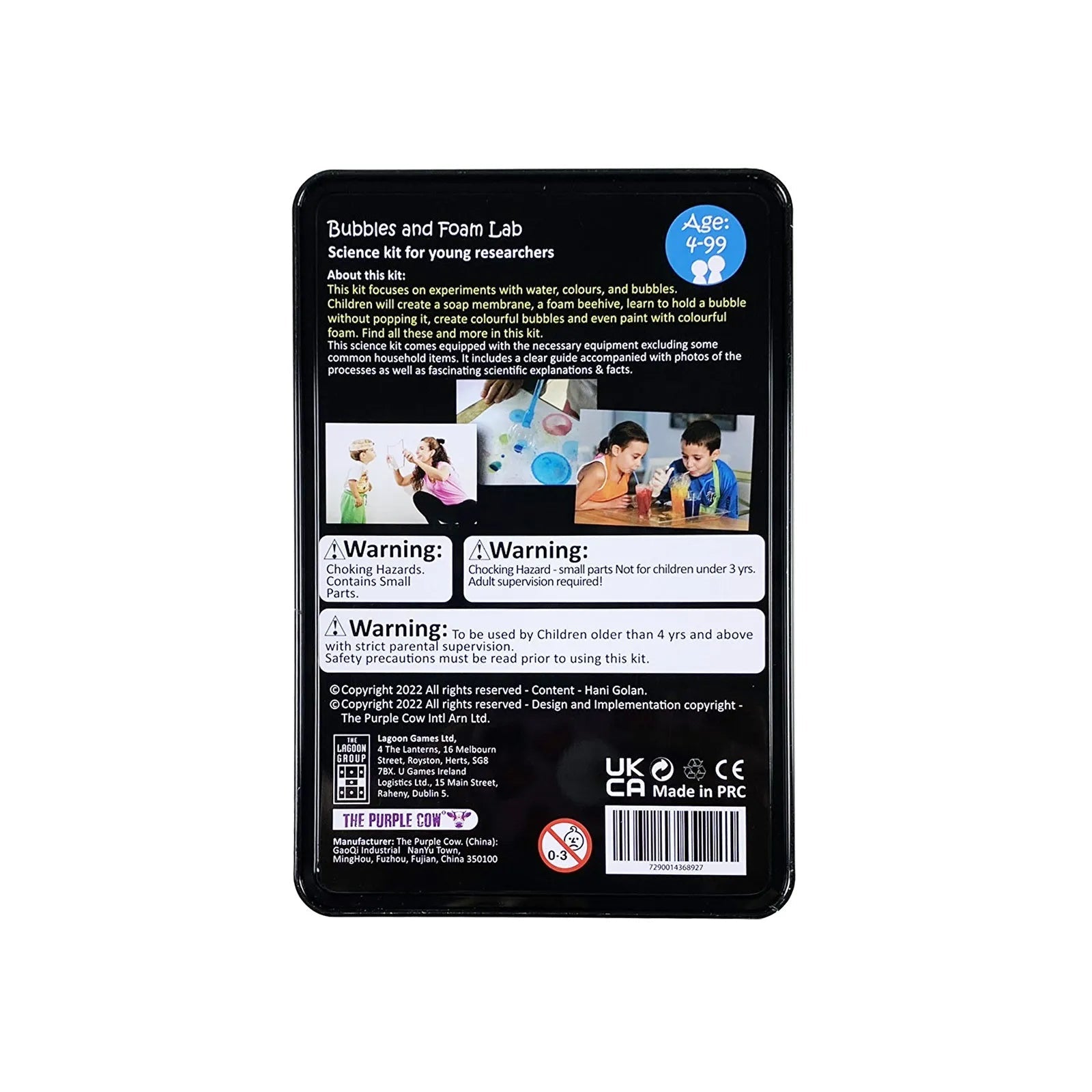 The Purple Cow Crazy Scientist LAB Bubbles & Foam - mezetto ebebek ebebek