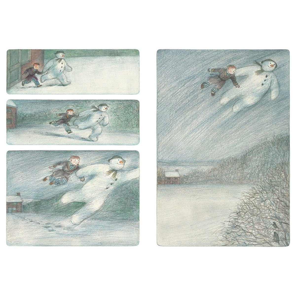 The Snowman Board Book - mezetto ebebek ebebek