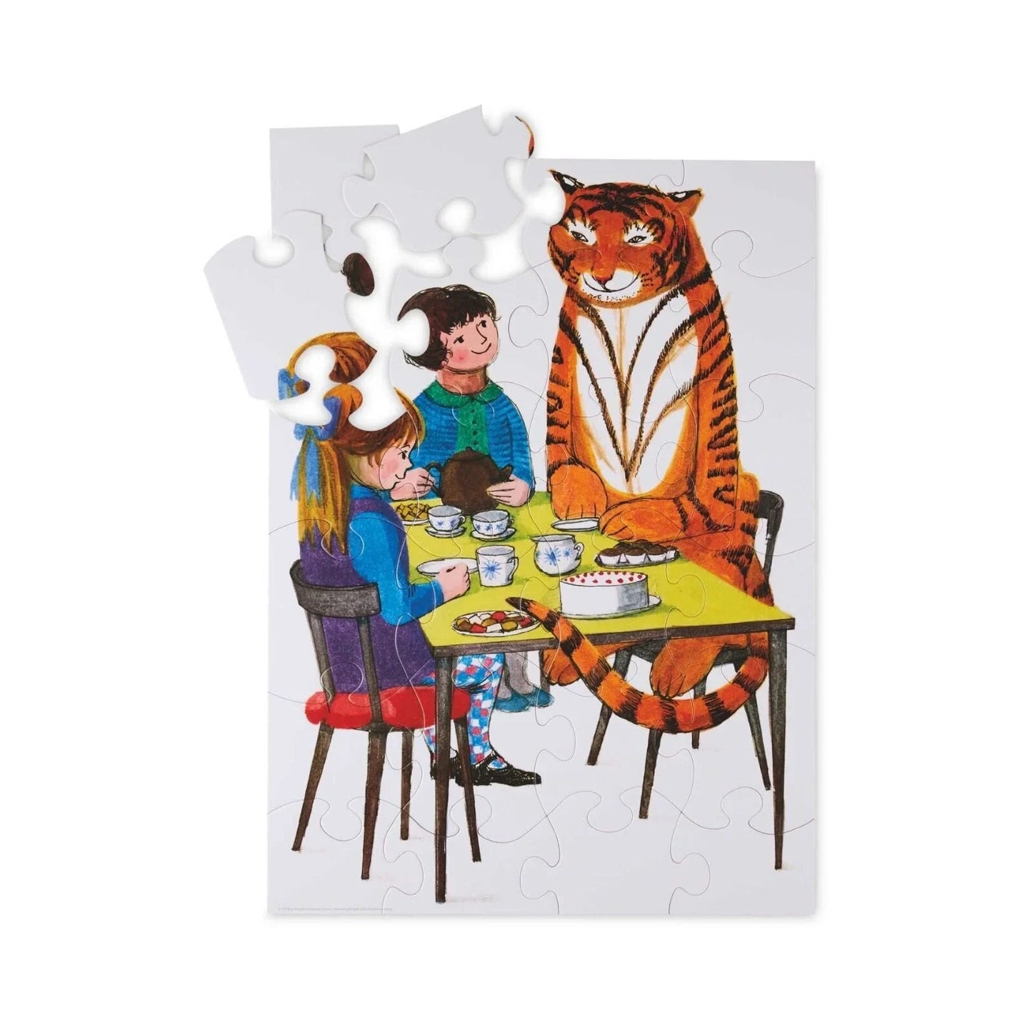The Tiger Who Came to Tea Jumbo Floor Puzzle - mezetto ebebek ebebek
