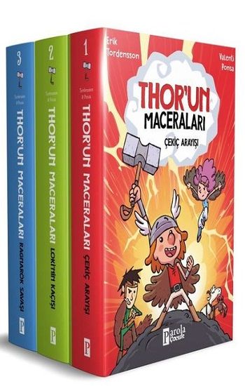 Thor'un Maceraları Seti - 3 Kitap Takım - Parola Yayınları Kitap