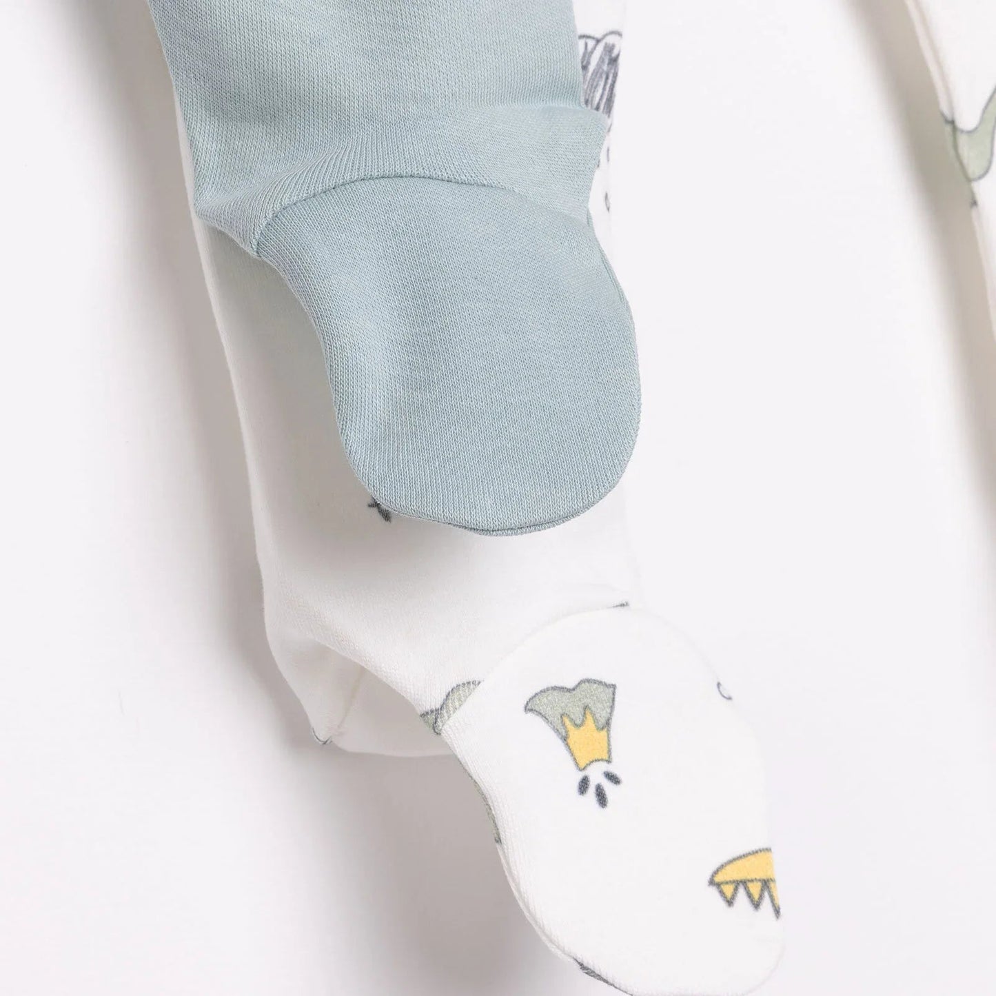 Tiffany 2 Piece Footed Bottom - Light Green - mezetto ebebek ebebek