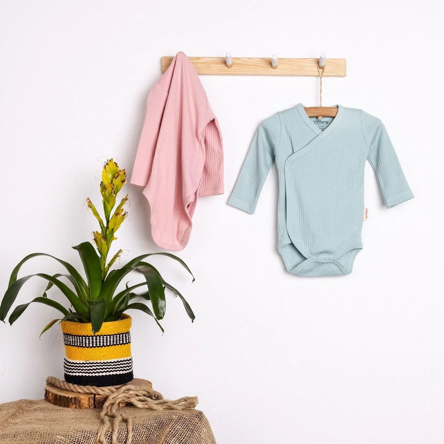 Tiffany Bodysuit - Light Green - mezetto ebebek ebebek