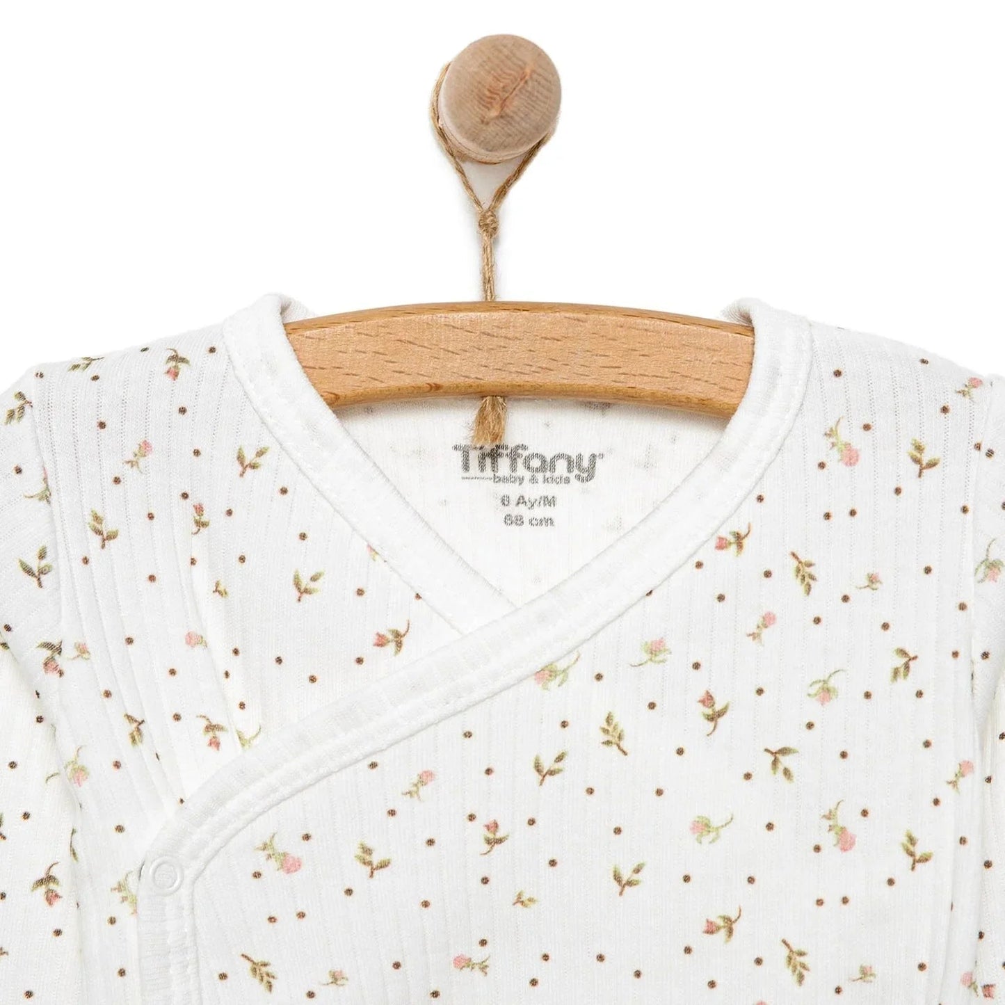 Tiffany Girl Bodysuit - Ecru - mezetto ebebek ebebek