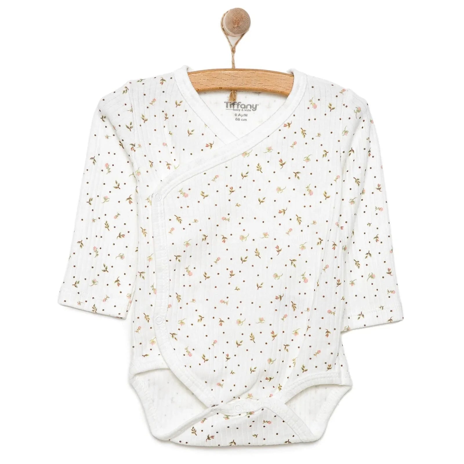 Tiffany Girl Bodysuit - Ecru - mezetto ebebek ebebek