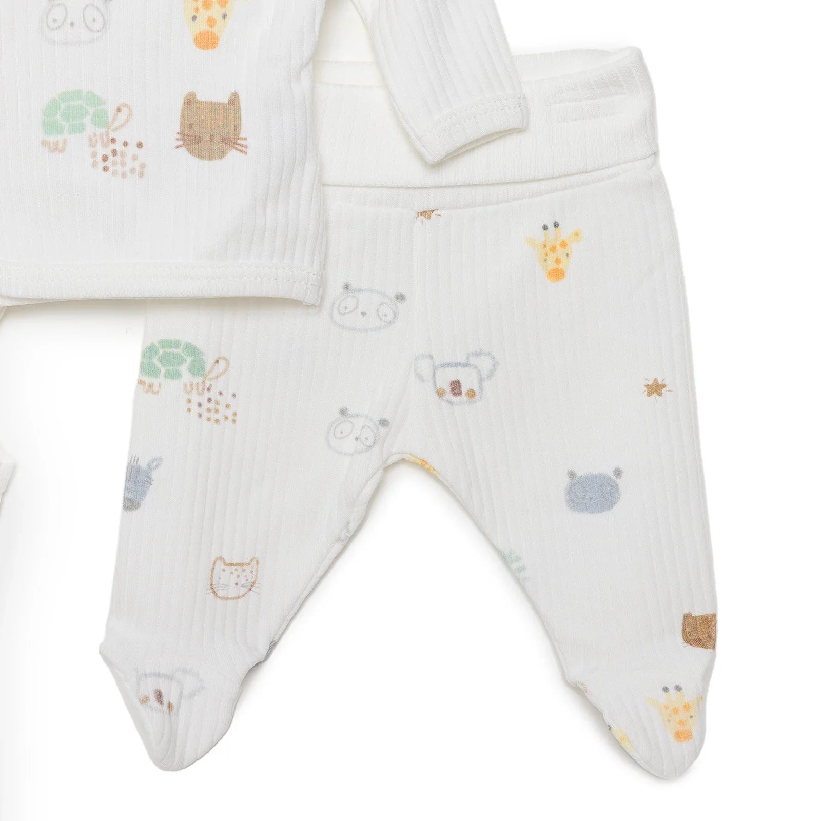 Tiffany Newborn Boy Premature Baby Set - Ecru - mezetto ebebek ebebek