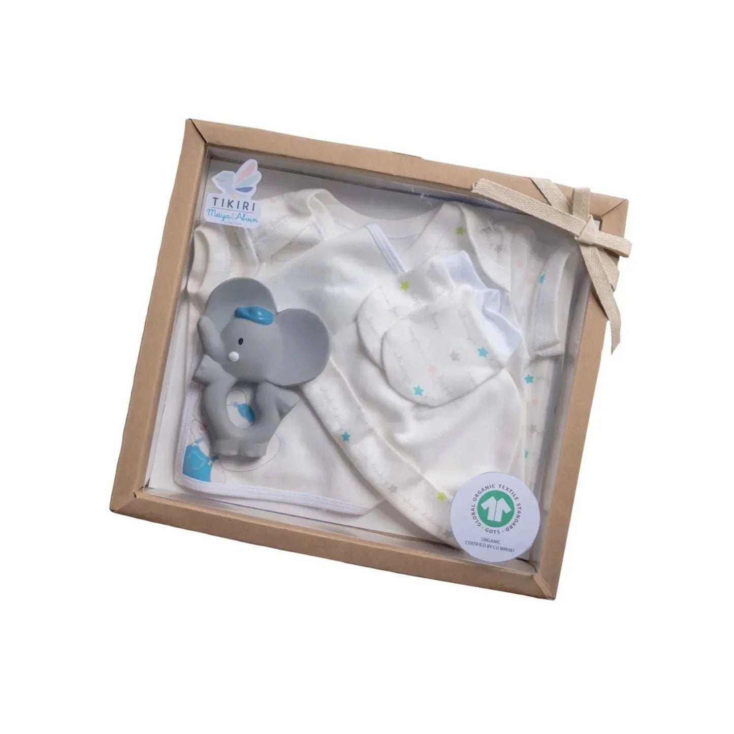 Tikiri Alvin the Elephant New Born Gift Starter Set - mezetto ebebek ebebek