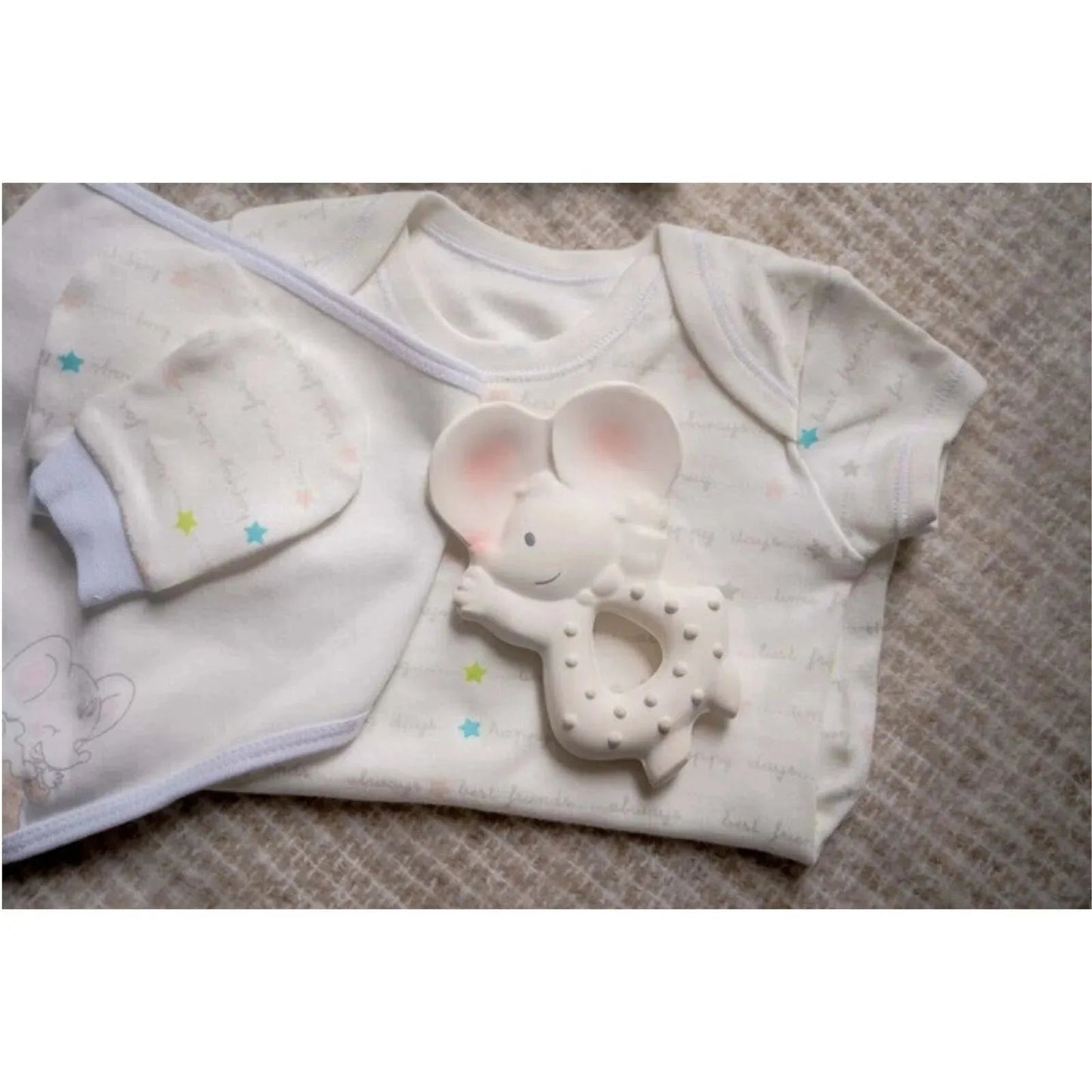Tikiri Meiya the Mouse New Born Baby Gift Starter Set - mezetto ebebek ebebek