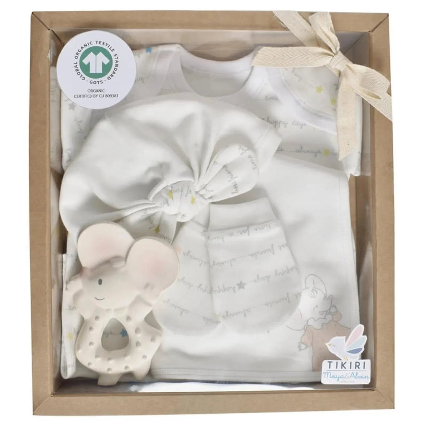 Tikiri Meiya the Mouse New Born Baby Gift Starter Set - mezetto ebebek ebebek