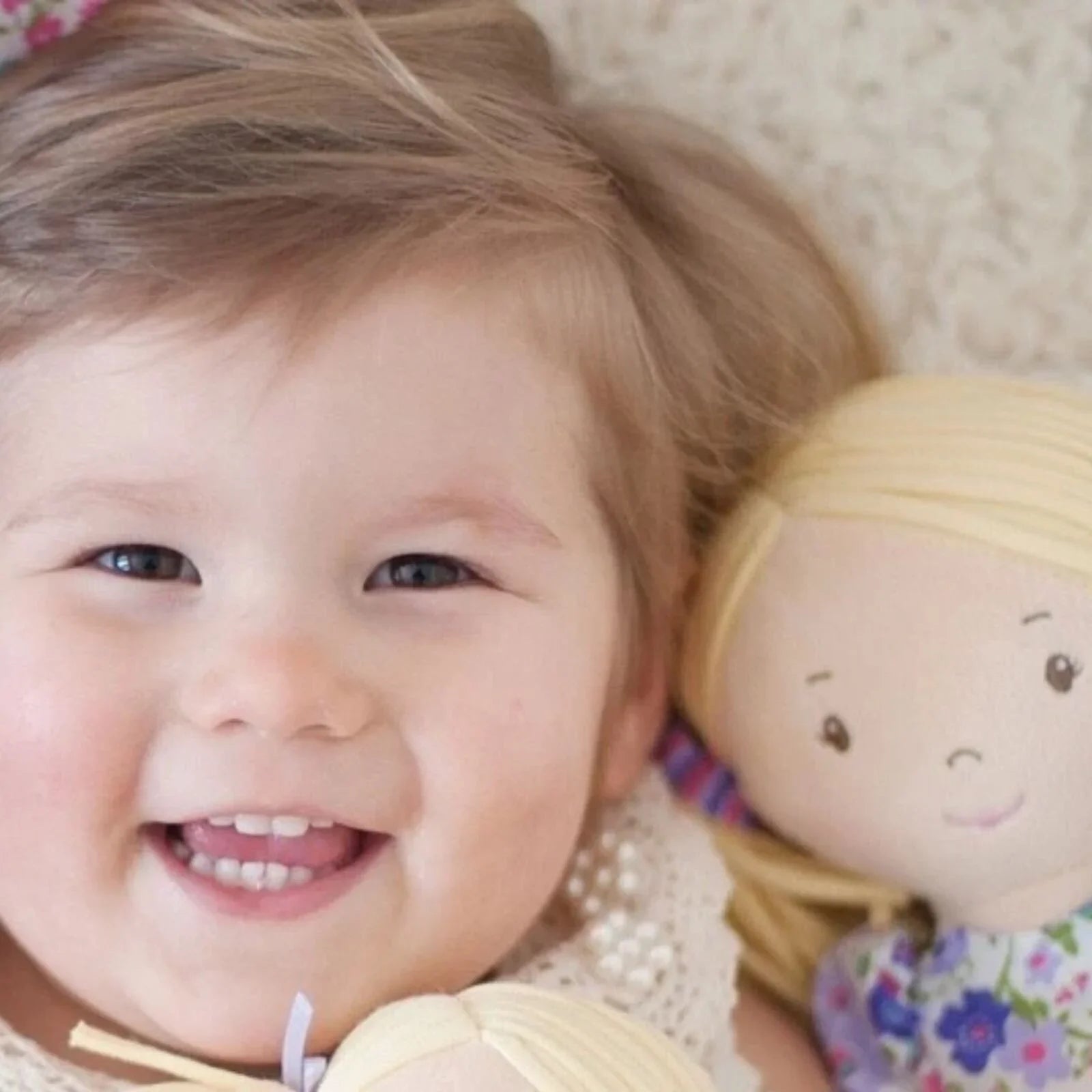 Tikiri Peggy Babydoll Soft Toy - mezetto ebebek ebebek
