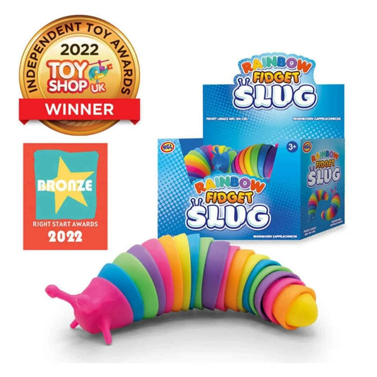Tobar - Rainbow Fidget Slug - mezetto ebebek ebebek