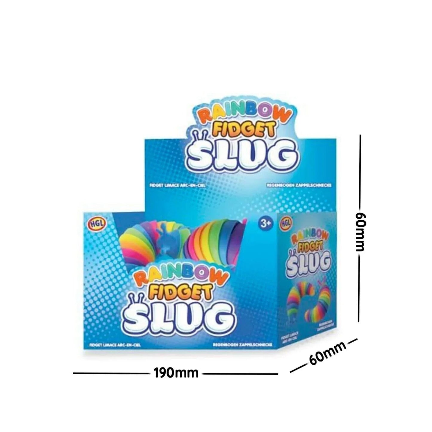 Tobar - Rainbow Fidget Slug - mezetto ebebek ebebek